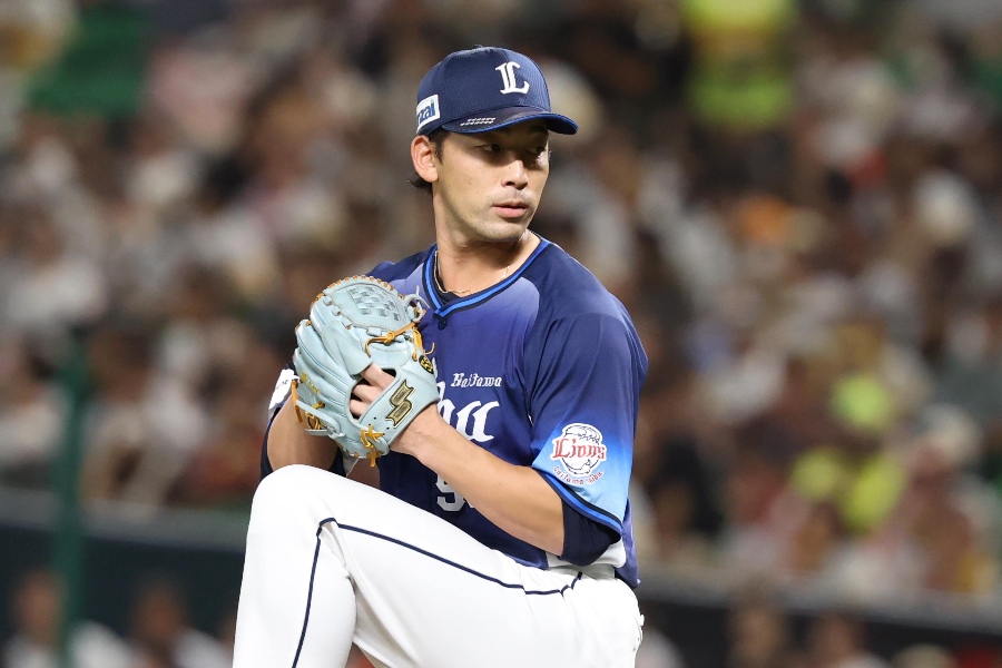 西武・中村祐太【写真:栗木一考】